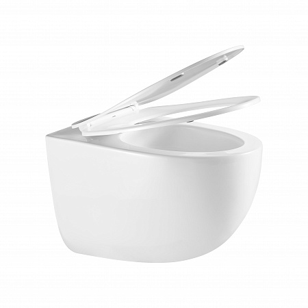 Подвесной унитаз безободковый Terminus Енисей Monolit 560х390 белый Таганрог - фото 7