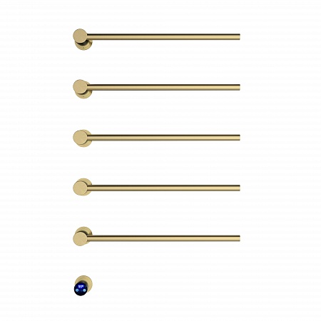 Аккорд П5 500х800 электро Полотенцесушитель TERMINUS Брашированное золото Таганрог - фото 2 Аккорд П5 500х800 электро Полотенцесушитель TERMINUS Брашированное золото Таганрог - фото 2