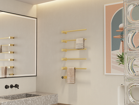 Аккорд П5 500х800 электро Полотенцесушитель TERMINUS Брашированное золото Таганрог - фото 5 Аккорд П5 500х800 электро Полотенцесушитель TERMINUS Брашированное золото Таганрог - фото 5