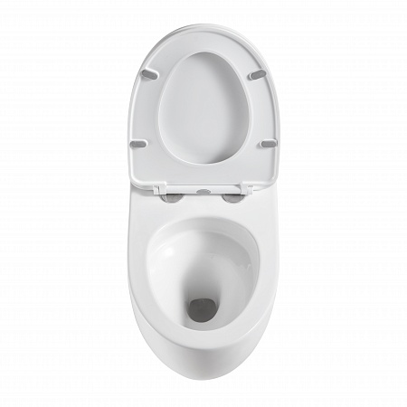 Подвесной унитаз безободковый Terminus Енисей Monolit 560х390 белый Таганрог - фото 3