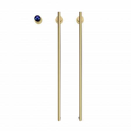 Рондо П2 350х760 электро Полотенцесушитель TERMINUS Брашированное золото Таганрог - фото 2 Рондо П2 350х760 электро Полотенцесушитель TERMINUS Брашированное золото Таганрог - фото 2